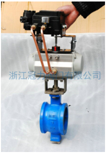 氣動V型調節球閥的兩種動作原理？